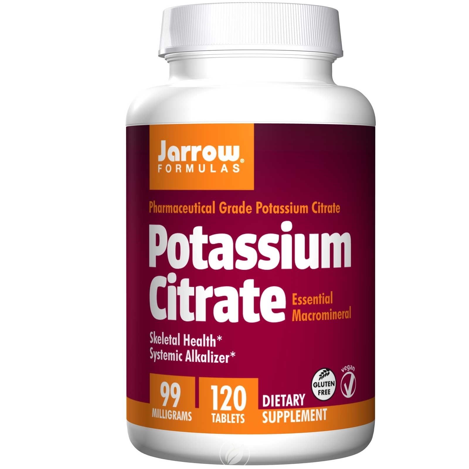 Jarrow Formulas Potassium Citrate, Supports Bone and Joint Health, 99