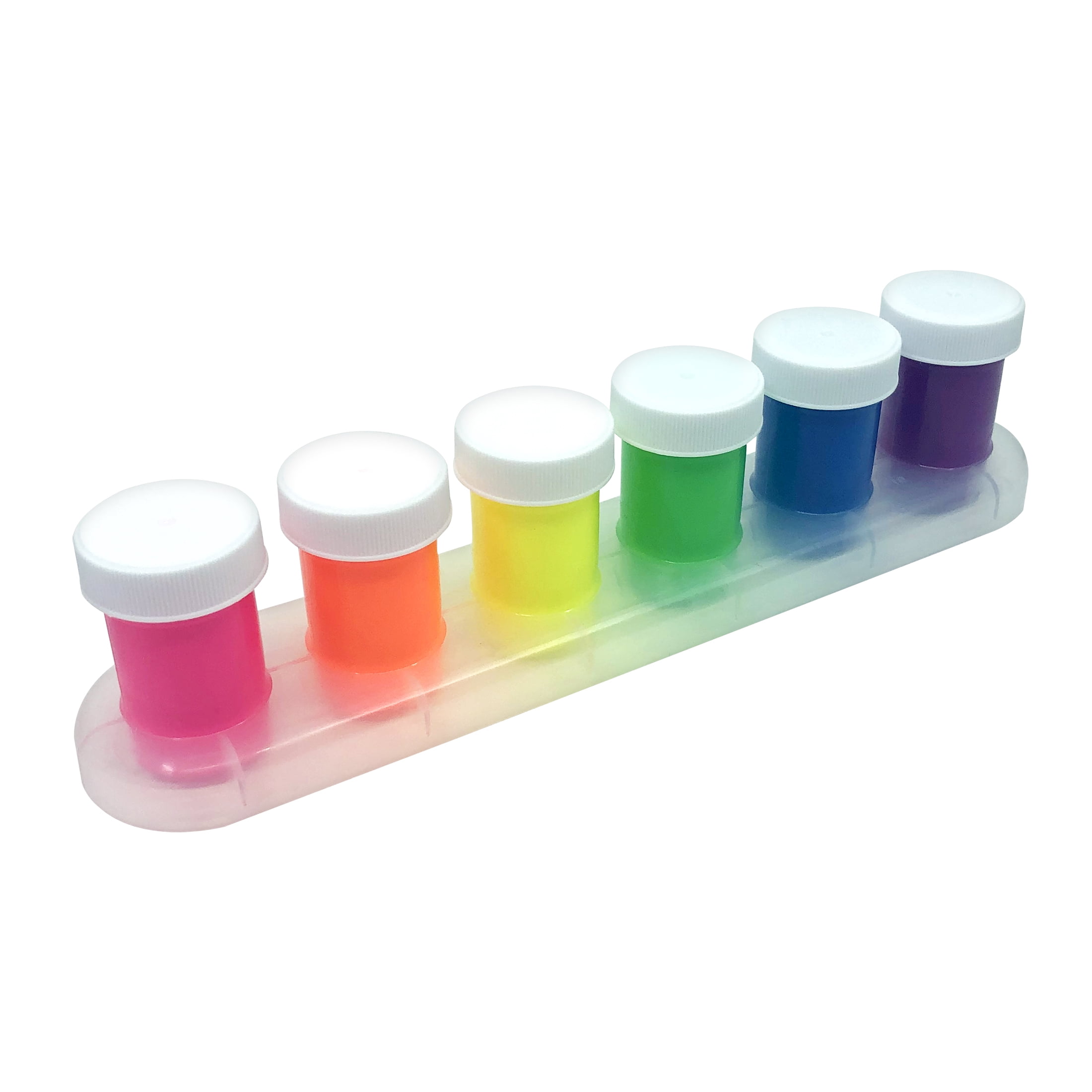 (4 pack) RoseArt  Neon Washable Tandem Paint, 6 Vibrant Colors