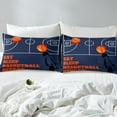 thumbnail image 4 of Erosebridal Basketball Sheet Set Twin for Teens, Orange Bedding Sets Twin Size, Sports Theme Decor 3-Piece, 4 of 7