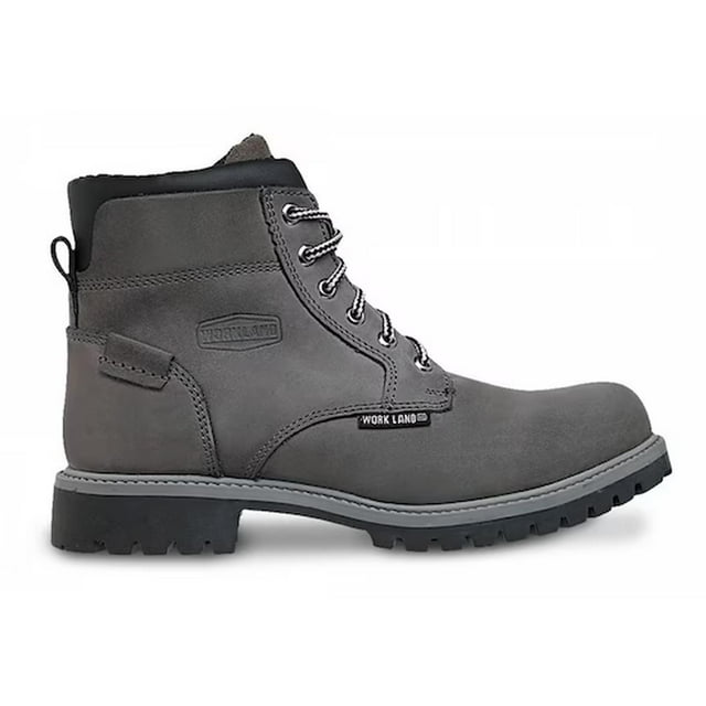 Bota Hombre Industrial Trabajo Work Land Caballero gris 26.5