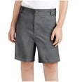 thumbnail image 2 of ZOYOEN Boys Chino Shorts with Pockets- Comfort Waist Pull On Casual School Uniforms Gray Size 9-10Years, 2 of 7