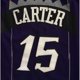 thumbnail image 3 of 1998-99 NBA Hombres Toronto Raptors # 15 Vince Carter Vintage Bordado jersey De Baloncesto Púrpura Dragónpangjing, 3 of 3