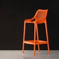 thumbnail image 2 of Compamia Air Patio Counter Stool in Orange, 2 of 6