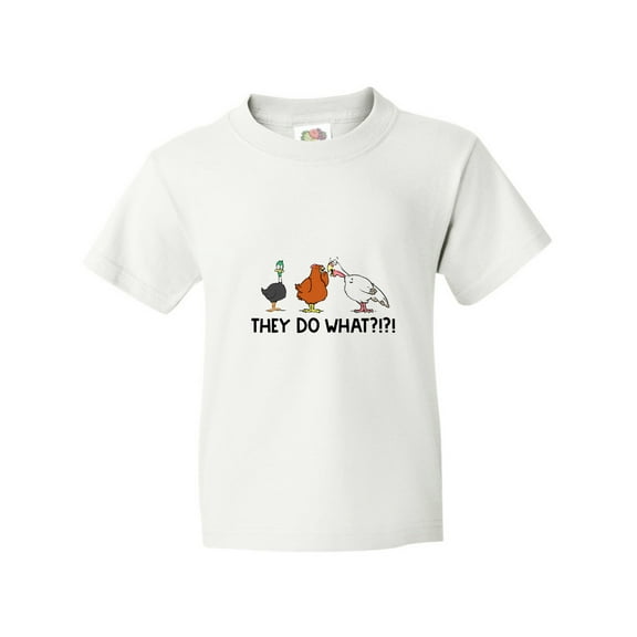 Inktastic Thanksgiving Turducken Rumors 'They Do What?' Youth T-Shirt