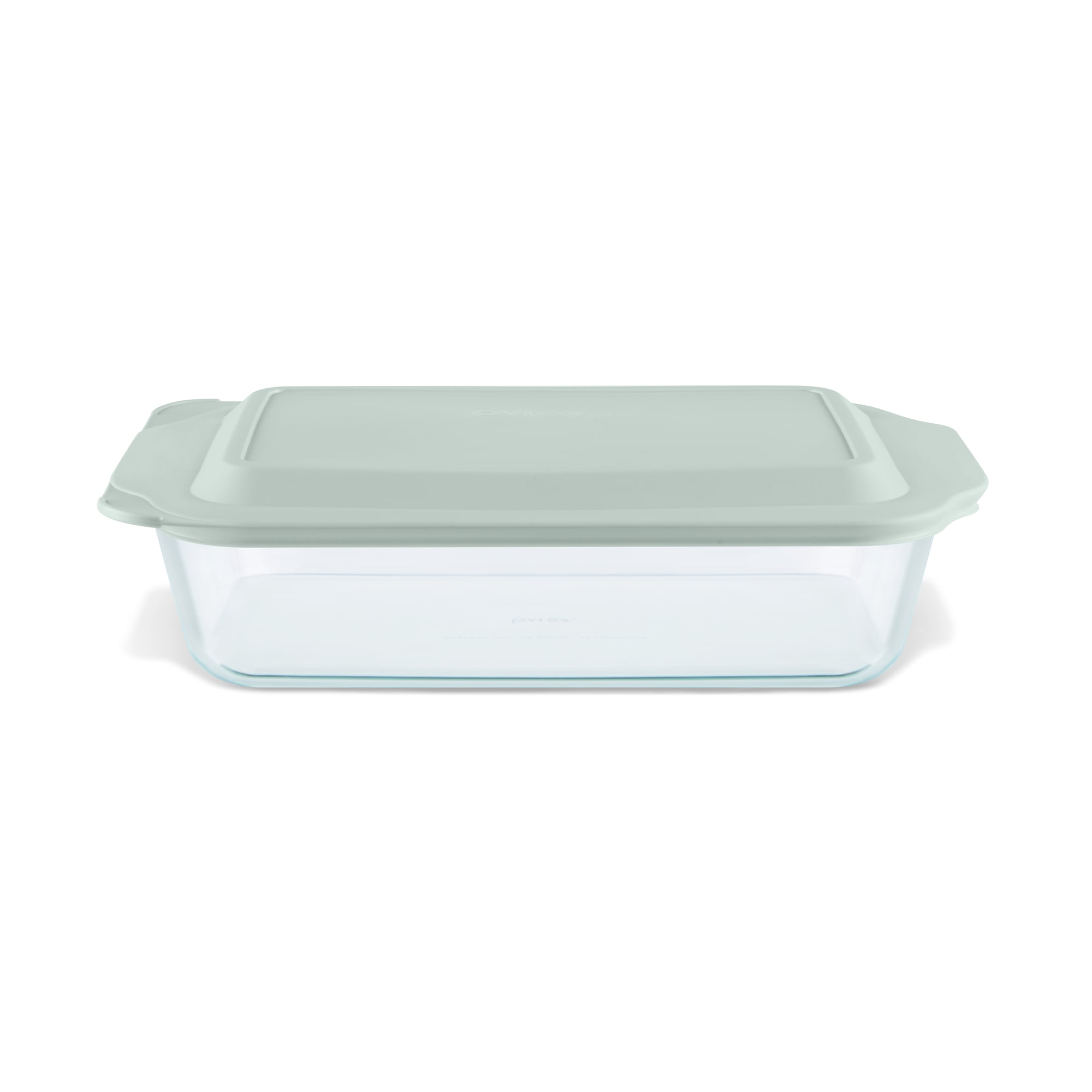3 Quart Rectangle Glass Baking Dish with Lid - The Peppermill