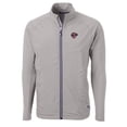 thumbnail image 2 of Men's Cutter & Buck  Gray Jacksonville Jumbo Shrimp Adapt Eco Knit Hybrid Recycled Full-Zip Jacket, 2 of 3