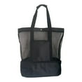 thumbnail image 1 of Bolsa de mano para playa, refrigerador de doble capa con bolsa térmica aislada, bolso de hombro para refrigerios, Picnic, compras, piscina, mujeres y negro, 1 of 8