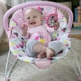 thumbnail image 5 of Disney Baby Slip Resistant Vibrating Infant Baby Bouncer, Minnie Mouse Spotty Dotty by Bright Starts, 5 of 17