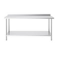thumbnail image 6 of Choco Moon 72"x24" Stainless Steel Work Table with Adjustable Height for Restaurant & Home Kitchen, Metal Work Table, Silver, 6 of 11