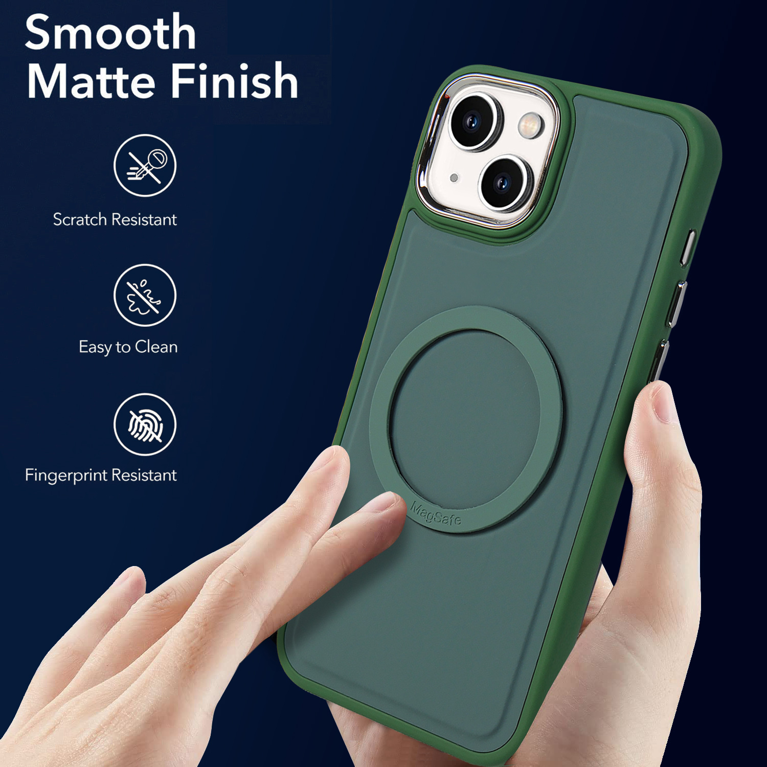 Nalacover Magnetic Case for iPhone 13, Slim Eye Design Lens Protection Soft Silicone Shockproof Cover Compatible with MagSafe Wireless Charging Car Mount Case for iPhone 13,Black