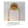 thumbnail image 5 of Lámpara de Pared Decorativa con Globo de Vidrio de 2 Luces CA 90-240, Luz de Tocador para Dormitorio, Sala de Estar, Comedor, Luz Cálida, 5 of 5