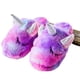 thumbnail image 3 of Pantuflas de felpa cálidas de invierno, pantuflas de unicornio arcoíris para niños WD.WDQZL Hogar, 3 of 5