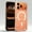 Clear, variant on Magnetic For iPhone Air Phone Case,Compatible with Mag-Safe,Cute Bling Sparkly Glitter Transparent Back,For Women Girls,Ultra Slim Shockproof Anti-fall Anti-Scratch Durable Phone Case,Black