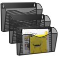thumbnail image 1 of Organizador de archivos de pared GDINDINFAN de malla con 3 compartimentos, 1 of 7