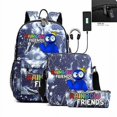 thumbnail image 1 of Mochila recargable por USB Rainbow Friends, bolso escolar para estudiantes de tres piezas, 1 of 1