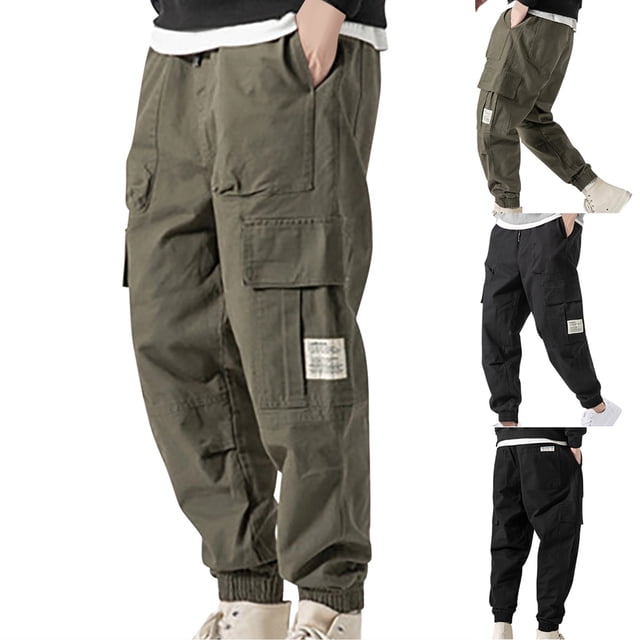 UVEASISHA Pantalon Cargo Fuselé pour Hommes, Pantalon Camo Extensible Ajusté Extérieur Tactique Mode 2025 Multi-Poches Randonnée Travail en Solde Aujourd'hui, Gris Foncé, 4TG