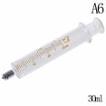 thumbnail image 1 of 1ml To 100ml Glass Syringe Luer Lock Head Reusable Glass Injector Syringe, 1 of 3