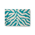 thumbnail image 2 of Simply Daisy 3' x 5' Blood Orange Animal Stripe Spring Chenille Rug, 2 of 5