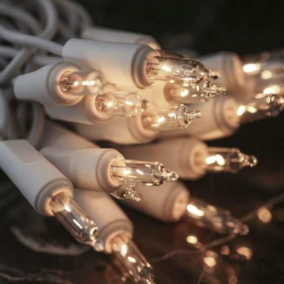 35 Count Clear Bulb String Lights - Brighten Any Space with Classic Charm (4 Pack)