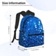 thumbnail image 2 of Easygdp A Blue Glitter Mochila Casual para Portátil, Mochila para Escuela, Viajes, Negocios, 2 of 6