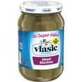 Vlasic Sweet Gherkins Pickles, No Sugar Added, 16 Oz Jar