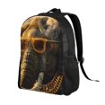 thumbnail image 2 of Honeii Cool Sunglasses Elephant Art Print Laptop Backpack for Work, College, Travel, Daily Backpacks for Men Women, Sport Rucksack,Computer Bag, 2 of 8
