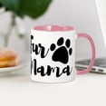 thumbnail image 3 of CafePress - Fur Mama Mugs - 11 oz Ceramic Mug - Novelty Coffee Tea Cup, 3 of 4