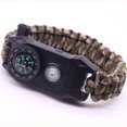 thumbnail image 4 of Fashion Men Outdoor LED Light Survival Umbrella Rope SOS Bracelet Emergency Rescue Bracelet Compass Sport Whistle Bracelets DMH, 4 of 6