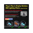thumbnail image 3 of Enermax SquA 120mm Dual Light Loop RGB LED PWN Case Fan, Addressable RGB Sync Via Motherboard, Plug & Play - Single Pack - White, UCSQARGB12P-W-SG, 3 of 9