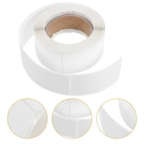 FRCOLOR Blank Stickers Label Stickers Self-adhesive 00X2.50X0.10CM White