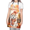 thumbnail image 2 of Happy Thanksgiving Maltese Give Thanks Fall Beanie Scarf Welcome Apron Maltese Dog Lover Gifts Idea for Cooking Grilling Baking Painting Gardening - 00020, 2 of 5