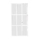 thumbnail image 2 of Espejo de pared decorativo, práctico y fácil de usar, minimalista, moderno, para decoración del hogar. Blanco, 2 of 9