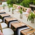 thumbnail image 3 of Black White Cloth Napkins, Gradient Gray Monochrome Minimalist Stripe Washable and Reusable Dinner Napkins Set of 8, Table Napkin for Kitchen Party Birthday Wedding Hotel Housewarming 20"x20", 3 of 8