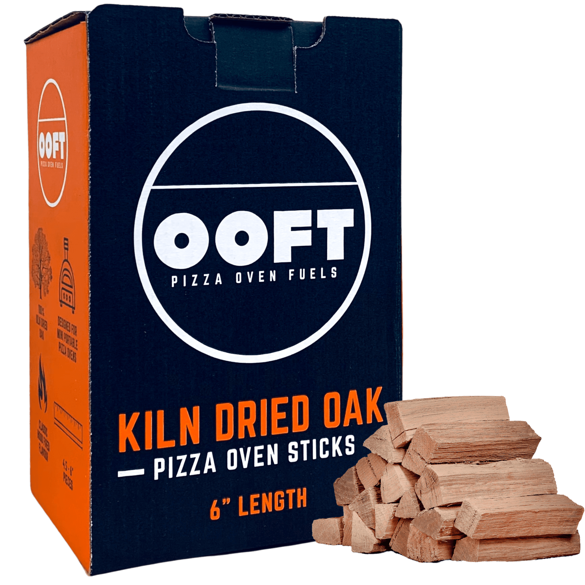 OOFT 6 Inch Pizza Oven Wood 100 Kiln Dried Oak Perfect for Ooni