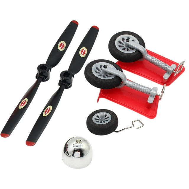 Juego de tren de aterrizaje de hélice, accesorios de bricolaje, piezas de repuesto de avión RC, piezas de avión de bricolaje para Wltoys XK A300 RC