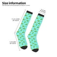 thumbnail image 2 of Xecao Frogs And Aquatic Plants Print Compression Socks for Both Men And Women for Running, Travel, Flight, Nurse, 2 of 6