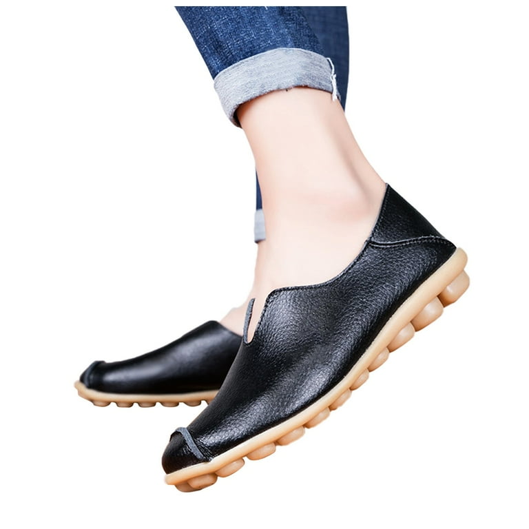 AXXD Fall Autumn Gym Slouch Navy Blue Dress Shoes For Women