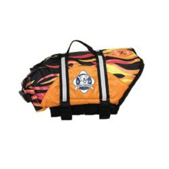 Paws Aboard  Doggy Life Jacket L Flames