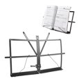 thumbnail image 1 of Desktop Table Top Music Stand, Foldable Music Stand Adjustable Angle  Strength Fix Scores  for Guitar for Musicians, 1 of 7