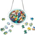 thumbnail image 5 of Acrylic Puzzles Suncatcher Stained Glass Window Hanging Decor, Sun Catcher Kit Home Decor for Window Garden Hanging, Suncatcher Kits for Women & Men Birthday Home Decor, 5 of 6