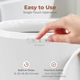 thumbnail image 4 of SereneLife Counter Towel Warmer Bucket - with Customized Fragrance for Spa and Bathroom, Luxury Towel Heater, Auto Shut Off, Fits 1 Large Towel, Blanket, Bathrobe, PJs (Natural), 4 of 7