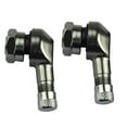 thumbnail image 1 of 2x Motorcycle Motorbike CNC Angle Wheel Rim Gray, 1 of 3