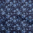 thumbnail image 1 of oneOone Cotton Silk Blue Fabric Florals Diy Clothing Quilting Fabric Print Fabric By Yard 42 Inch Wide, 1 of 5