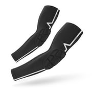 A Pair of Compression Elbow Sleeves Women Men Slip Elbow Support Elbow Pads Guards for Basketball Volleyball Footabll Cycling Running
