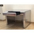 thumbnail image 3 of Nauticalmart Streamline Desk Aviator Table Home Decor with Drawer Aluminium Bed Room Living Room Furniture (44 Inches), 3 of 4