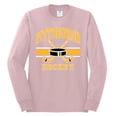 thumbnail image 2 of Wild Bobby City of Pittsburgh Hockey Fantasy Fan Sports Men's Long Sleeve Shirt, Light Pink, Medium, 2 of 5