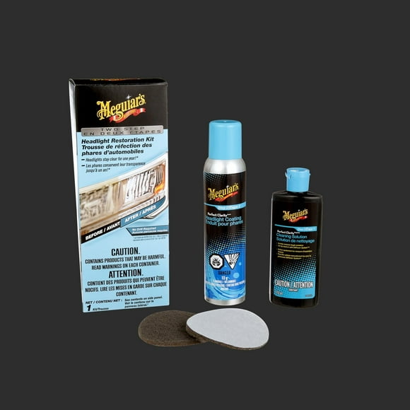 Trousse de réfection des phares en deux étapes Meguiar’s®, G2970C Meguiar’s® Kit G2970C