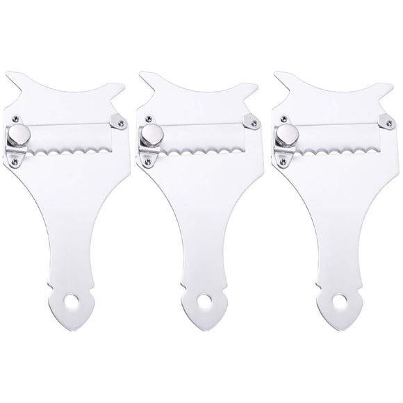 EeaseMX Cortador de trufas de acero inoxidable de 3 piezas, máquina rebanadora de cocina