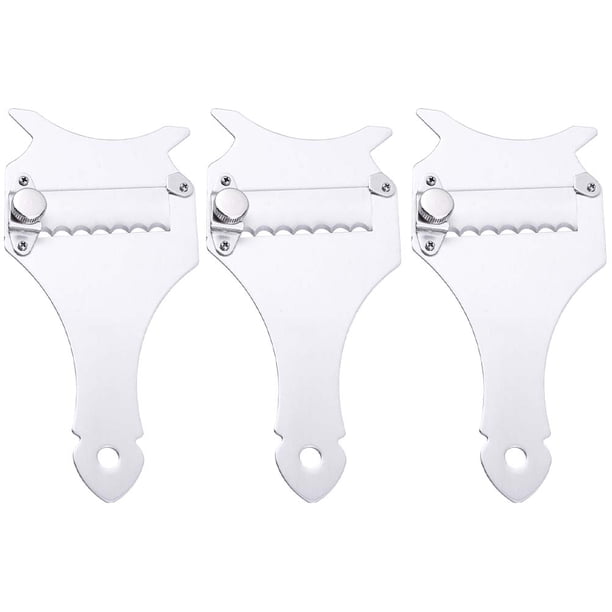 EeaseMX Cortador de trufas de acero inoxidable de 3 piezas, máquina rebanadora de cocina