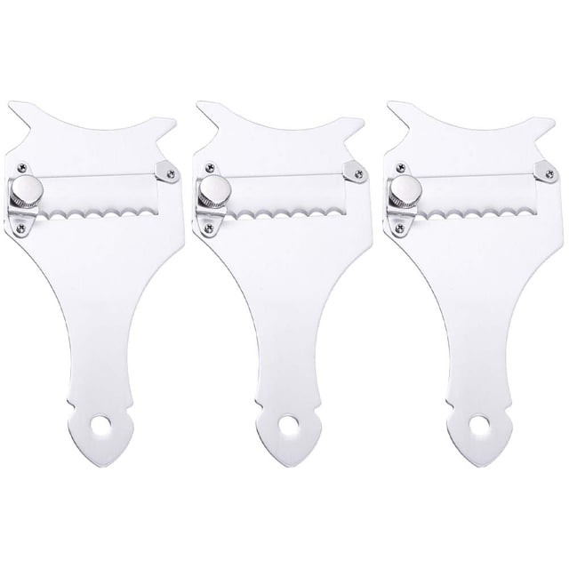 EeaseMX Cortador de trufas de acero inoxidable de 3 piezas, máquina rebanadora de cocina